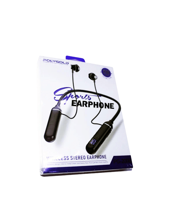 Polygold PG-100 Type-C Şarjlı Bluetooth Kulaklık – Boyun Askılı Uzun Pil Ömürlü Mikrofonlu