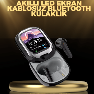 Kişiselleştirilebilir LED Ekranlı Bluetooth Kulaklık – Oyun & Müzik Modlu