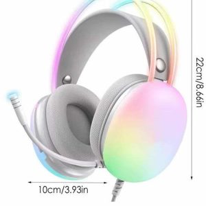 Yeni Nesil Kulak Üstü Kablosuz Uzun Ömürlü RGB Işıklı Bluetooth Kulaklık