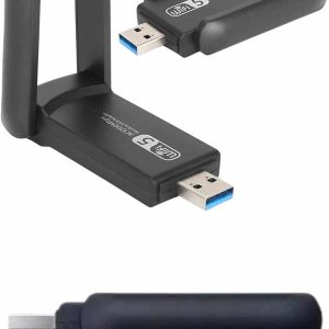 Wifi Alıcı Dual Band Usb 3.0 Adaptör Kablosuz Windows 7/8/10/11