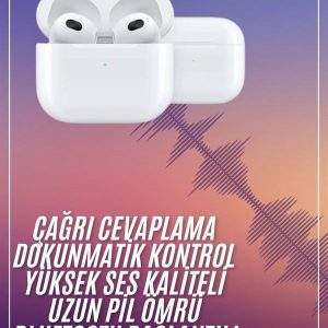 Bluetooth Kulaklık 3. Nesil Ios Android Uyumlu Yeni Nesil Wireless Charge