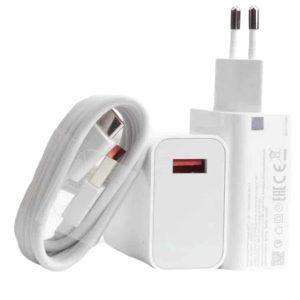 Beyaz Ultra Plus Hızlı Şarj Seti Şarj Adaptörü ve Kablosu 67W