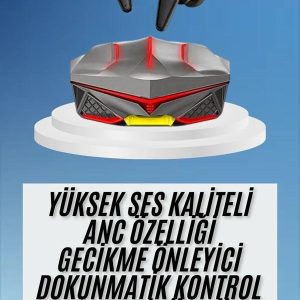 Dokunmatik Kontrol Tws Işıklı Kulakiçi Bluetooth Kulaklık Kablosuz Oyuncu Kulaklığı