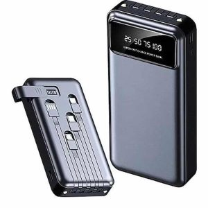 Powerbank 20.000 MAH Hızlı Şarj Özellikli Taşınabilir USB Girişli