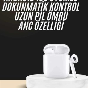 2. Nesil Bluetooth Android ve İOS Uyumlu Kablosuz Kulaklık Çağrı Cevaplama