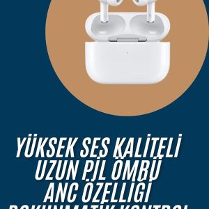 Yeni Nesil Pro Bluetooth Kulaklık Android ve İOS Uyumlu Dokunmatik Kontrol