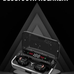 Bluetooth Kulaklık Dijital Şarj Göstergeli Powerbankli Bass Özellikli Kablosuz Kulakiçi 5.1 Mikrofonlu