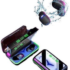 Extra Bass Kablosuz Kulaklık Işıklı Bluetooth Kulaklık Powerbank Özellikli