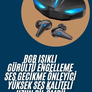 Wireless Gaming Kulaklık Mikrofonlu Bluetooth Oyuncu Kulaklığı