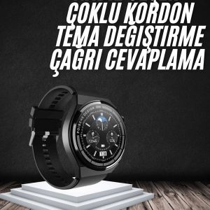 En Çok Tercih Edilen Akıllı Saat Amoled Ekran Nabız Sensörü GPS Uyumlu Adımsayar