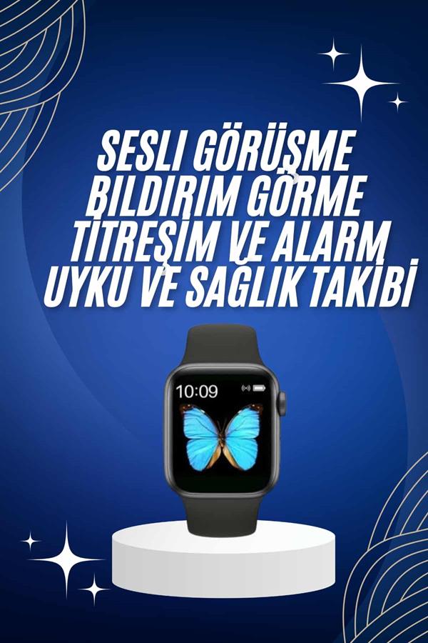Arama Cevaplayabilen Akıllı Saat Bluetooth Bağlantılı Sosyal Medya Girişli