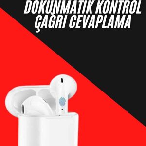 Yeni Nesil Çift Mikrofonlu Dokunmatik Kablosuz Bluetooth Kulaklık