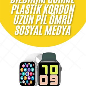 Akıllı Saat Uyku ve Sağlık Takibi Arama Cevaplama 44 MM Amoled Ekran