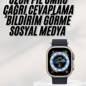 2025 Yeni Model Akıllı Saat Android ve İOS Uyumlu Çağrı Cevaplama