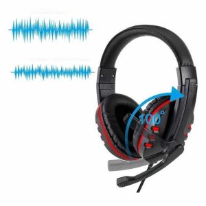 Oyuncu Kulaklığı Kulak Üstü Kablolu Gaming Kulaklık Mikrofonlu ANC Özelliği