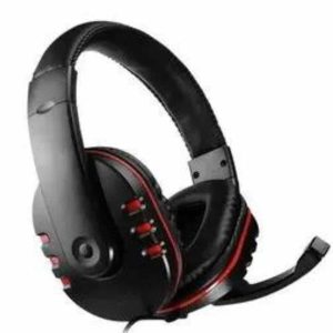 Oyuncu Kulaklığı Kulak Üstü Kablolu Stereo Mikrofonlu Yumuşak Kulak Yastığı