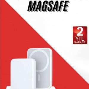 İOS Uyumlu Magsafe Kablosuz 15w Şarj Powerbank Magesafe
