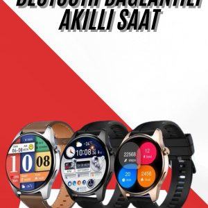 Akıllı Saat 1.5 Inç Amoled Ekran Çift Kordonlu GPS NFC Uyumlu