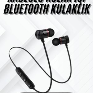 Bluetooth Bağlantılı Kablolu Mıknatıslı Sport Kulaklık