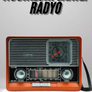 Nostaljik Vintage Radyo Taşınabilir Bluetooth Bağlantılı Hoparlör Radyo
