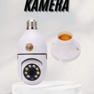 Akıllı Kamera Wifi Kamera Duylu Ampul Görünümlü 360 Derece Dönebilen Ev Kamerası