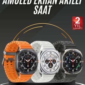 Tüm Telefonlara Uyumlu Akıllı Saat Uyku ve Sağlık Takibi Nabız Ölçer Adım sayar