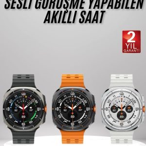 Akıllı Saat Amoled Ekran Bluetooth Bağlantılı Sağlık Takibi GPS Uyumlu