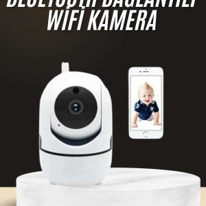 Akıllı Güvenlik Kamerası HD Görüntü Kalitesi Hareket Algılama Wifi Kamera