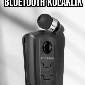 Makaralı Bluetooth Kulaklık Kulak İçi Android iOS Uyumlu Titreşimli