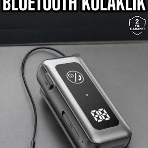 Kablolu Bluetooth Kulaklık Kulak İçi Stereo Mikrofonlu Dijital Göstergeli