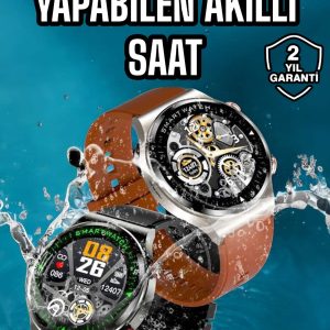 Bluetooth Bağlantılı Akıllı Saat Tüm Telefonlara Uyumlu Değiştirilebilir Kordon