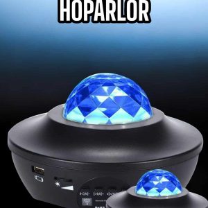 Projektör Yıldız Gece Lambası Disko Topu Bluetooth Bağlantılı Taşınabilir Şarjlı