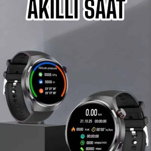 Akıllı Saat Bluetooth Bağlantılı Amoled Ekran Uyku ve Sağlık Takibi