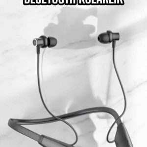 Dijital Göstergeli Kulak İçi Kablosuz Bluetooth Kulaklık Boyun Bantlı