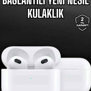 Bluetooth Kulaklık 3.Nesil Kablosuz Uzun Pil Ömrü Dokunmatik Kontrol