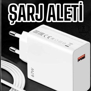 67W Şarj Aleti Turbo Hızlı Type-C Şarj