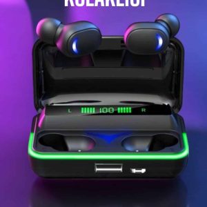 Bluetooth Kulaklık Powerbankli Yüksek Ses Kaliteli Şarj Göstergeli