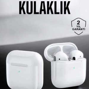 Yeni Nesil Pro Bluetooth Kulaklık Uzun Pil Ömrü Beyaz