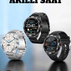 Akıllı Saat Arama Cevaplayan Titreşim Özelliğiyle Bildirim Görebilen