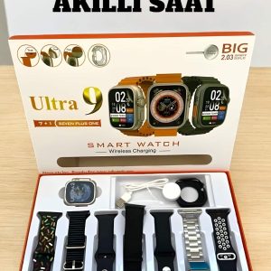 Akıllı Saat Android Ve İOS Uyumlu Arama Cevaplayan Dokunmatik Ekran