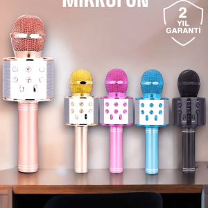 Taşınabilir Bluetooth Karaoke Mikrofon: Hafıza Kart Girişli Etkileyici Performans