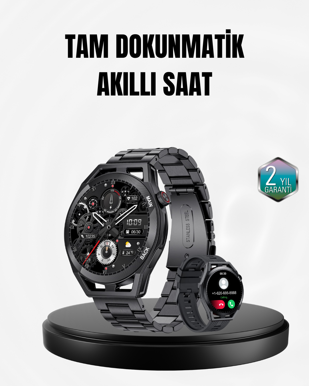 Spor ve Sağlık Takip Özellikli Akıllı Saat – Kalp Atış Uyku ve Adım Ölçer Fonksiyonlu