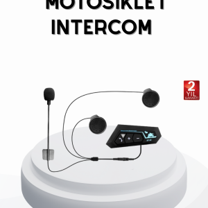 BT22 Kablosuz Kask Kulaklığı – Bluetooth 5.0 Intercom Su Geçirmez ve Uzun Ömürlü Batarya