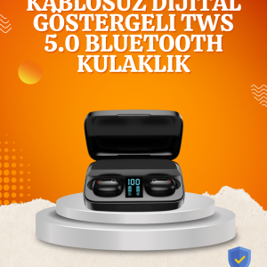1800 mAh Güçlü Şarj Kutusu ile Bluetooth Kulaklık Seti