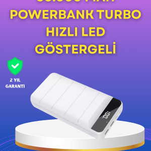 Lightning ve Type-C Girişli 50000mAh Powerbank