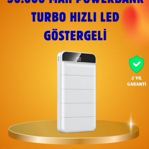 50000mAh LED Göstergeli Taşınabilir Şarj Cihazı