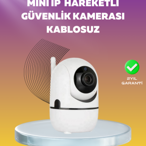 1080P WiFi Akıllı Güvenlik Kamerası – Pan & Tilt Hareket Takip ve İki Yönlü Ses