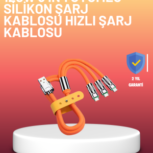 Çinko Alaşımlı Uçlu 120 W Şarj Kablosu – Dolaşmaya Dayanıklı 12 m USB Kablo