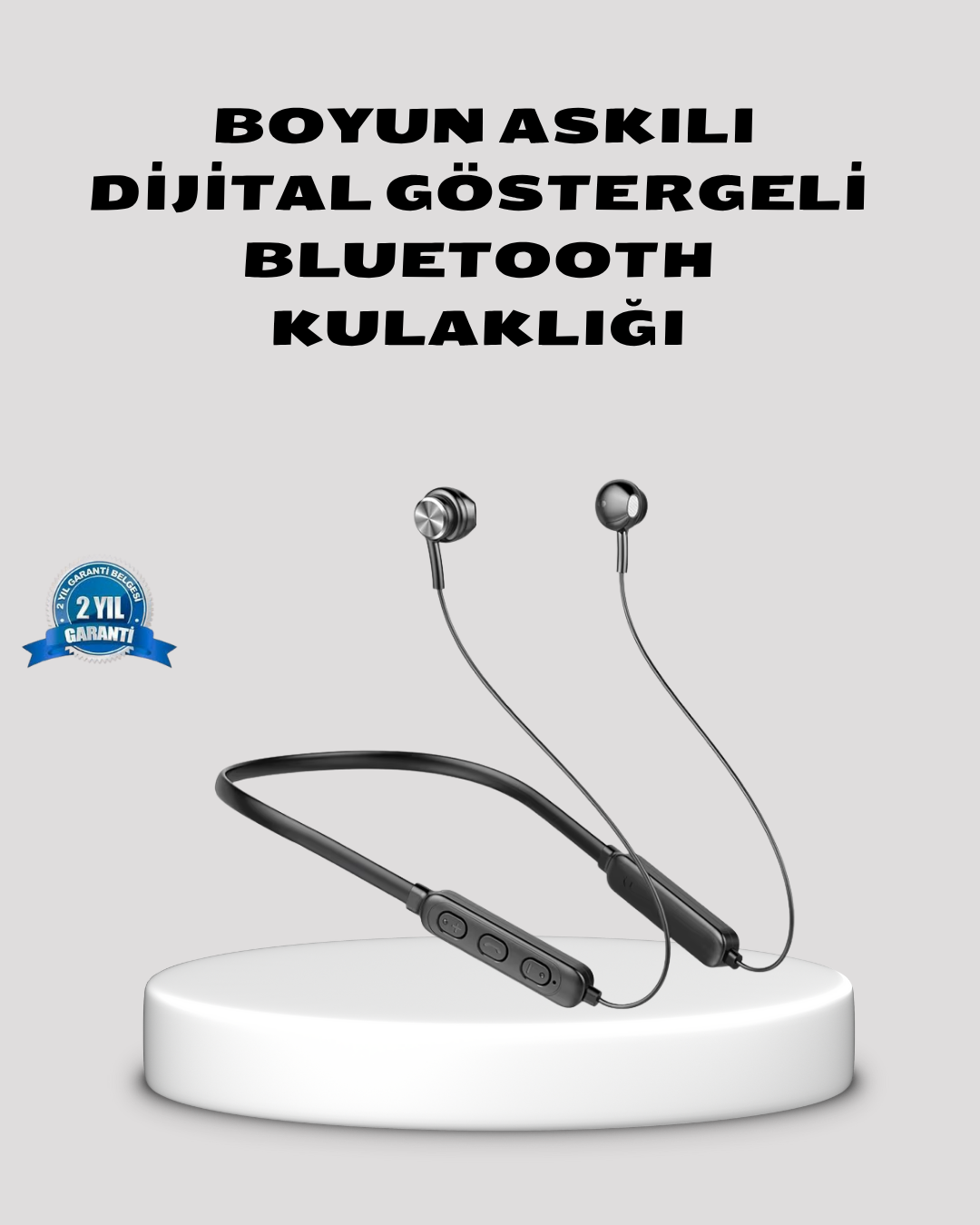 ANC Özellikli Kablosuz Bluetooth Kulaklık – Gürültü Engelleme Eller Serbest Arama