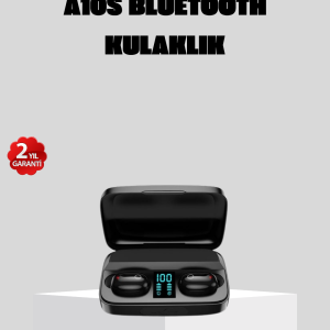 A10s Kablosuz Bluetooth Kulaklık – 1800mAh Powerbank Otomatik Eşleşme iOS/Android Uyumlu